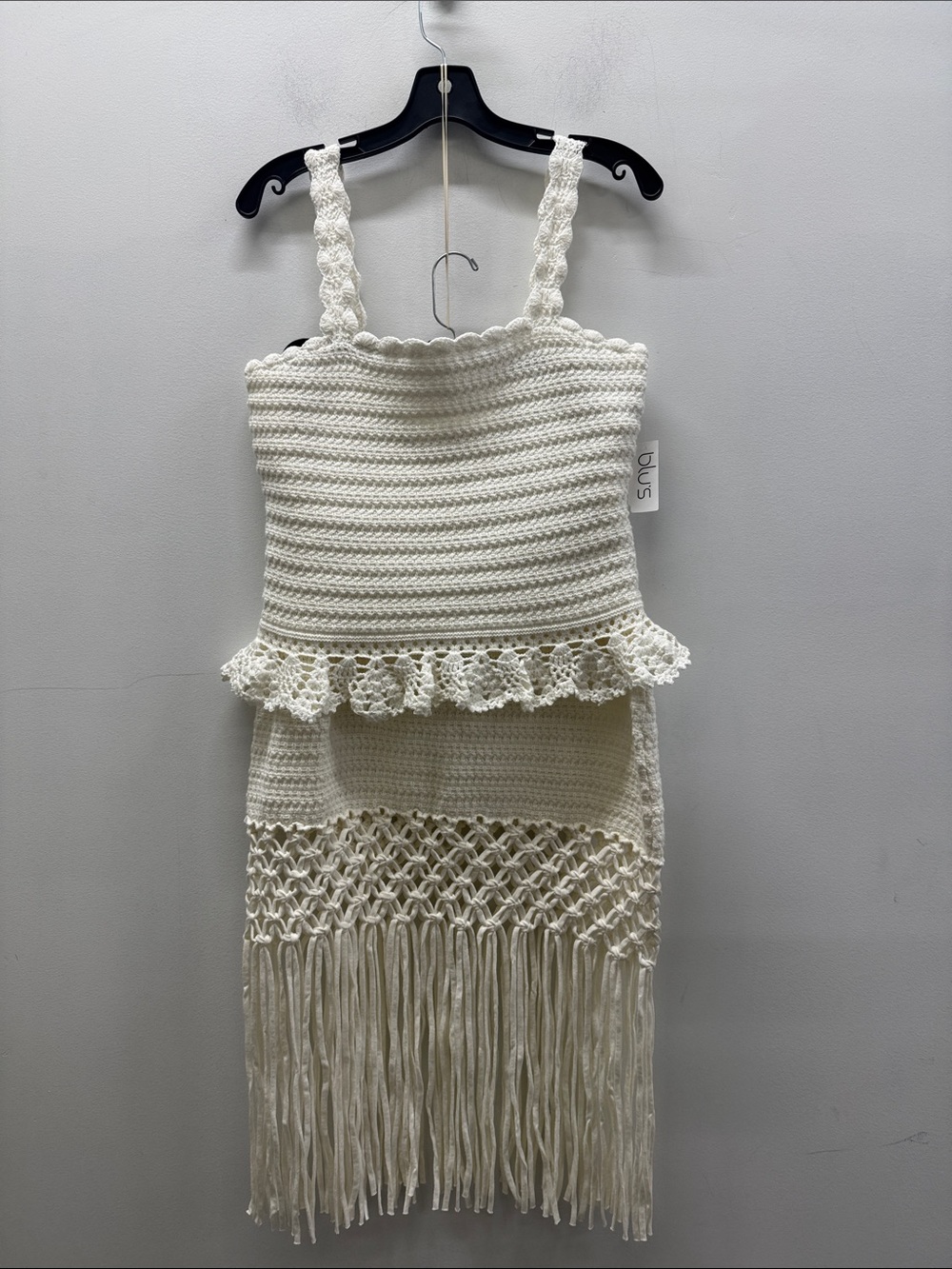 NWT Rail Estefania Crochet Tank Sevilla Crochet Knit Skirt Size L